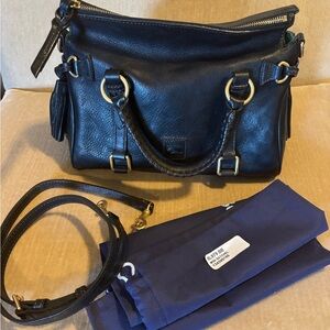 Dooney & Bourke mini satchel black Leather Handbag